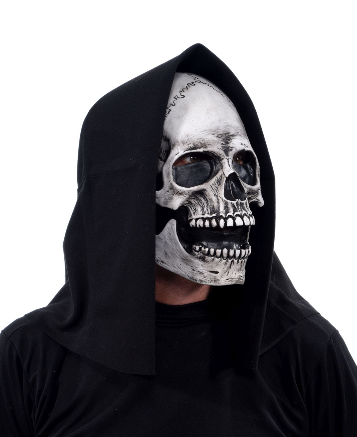Zagone Studios Zagone Size Studios Glow Grim Skull Uv Latex Adult Costume Mask One Size In Multi