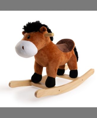 Rocking Brown Horse with Sound Rocker