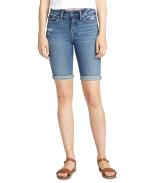 image of Silver Jeans Co. Avery Bermuda Denim Shorts