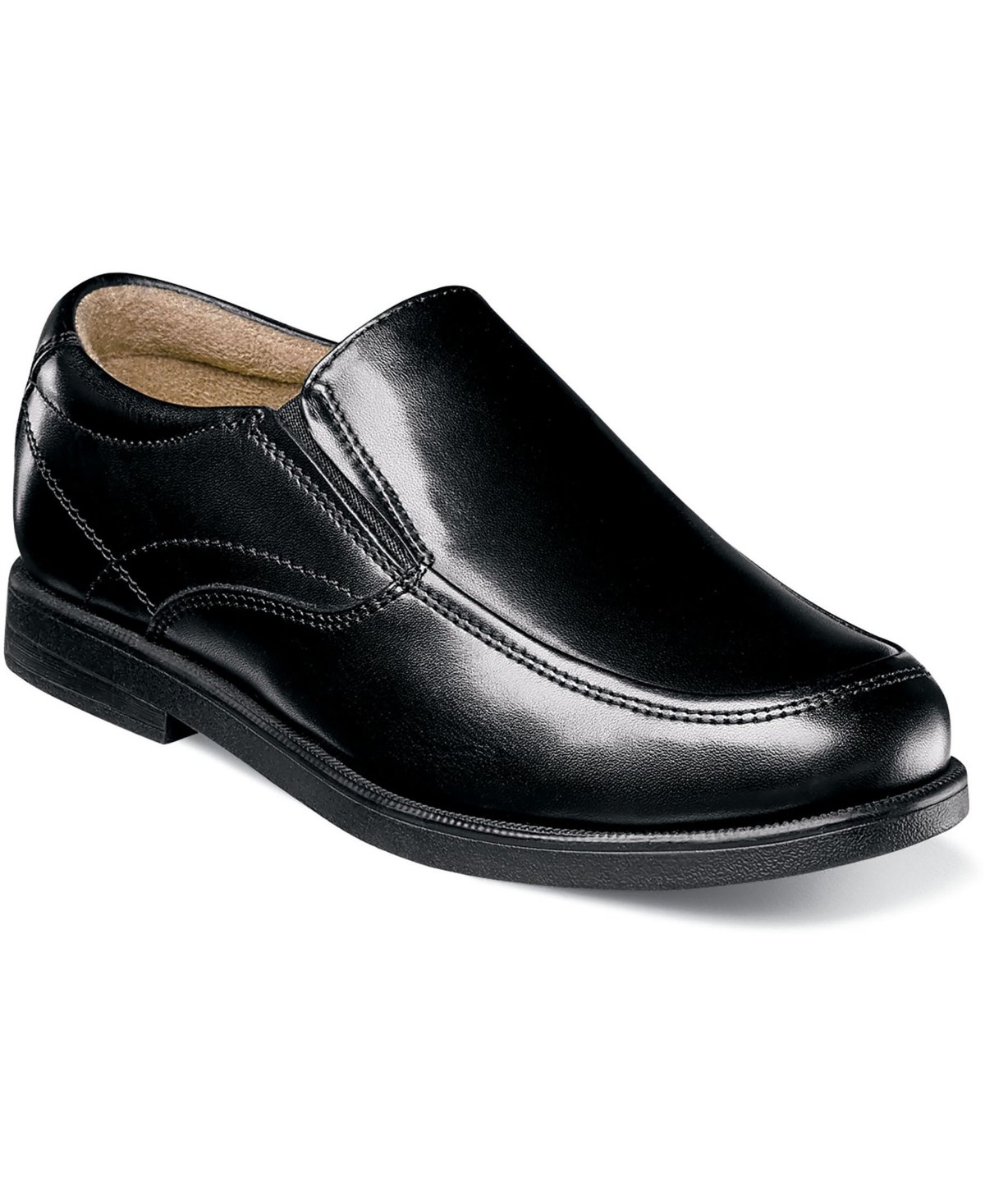 Shop Florsheim Big Boy Midtown Moc Toe Slip On, Jr. Shoes In Black