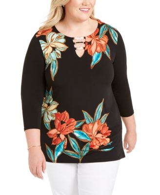 macy's jm collection plus size pants