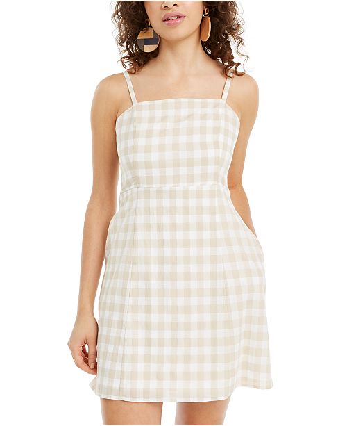 Crystal Doll Juniors Gingham Short Dress Reviews Dresses