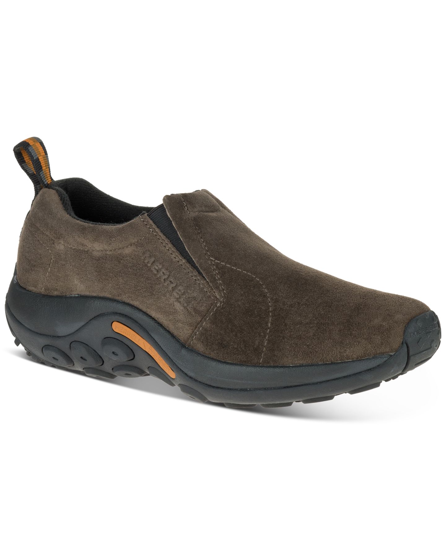 Обувь Merrell Jungle Suede Moc Slip-On Shoes, цвет: Gunsmoke — фото 1