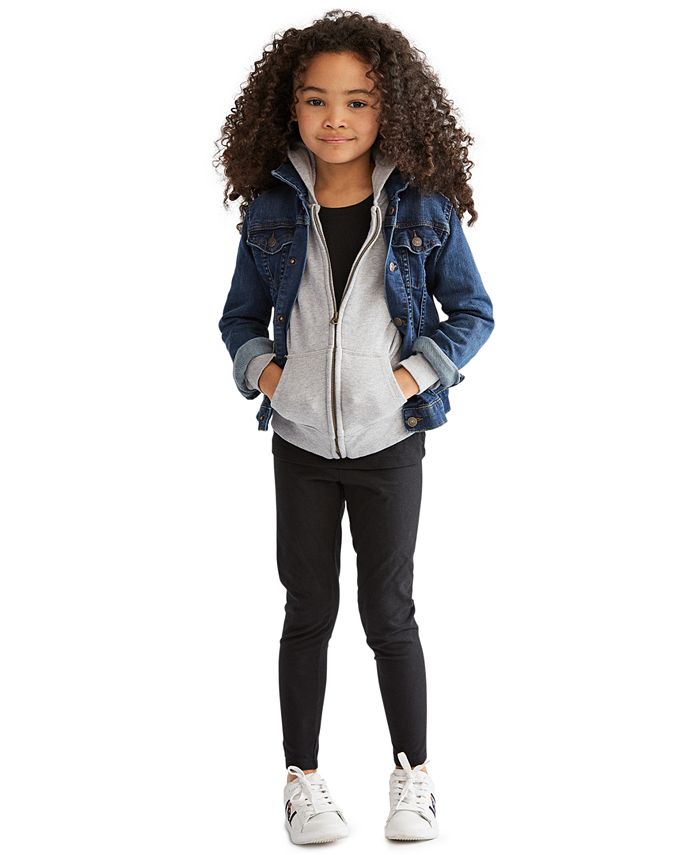 Polo Ralph Lauren Toddler and Little Girls Denim Trucker Jacket & Reviews -  Coats & Jackets - Kids - Macy's
