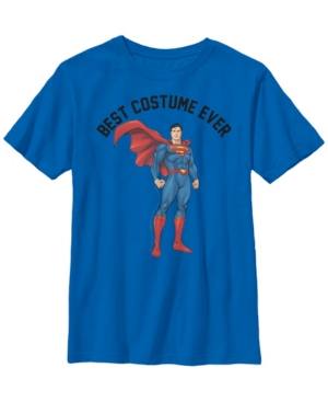Fifth Sun Dc Comics Little and Big Boys Superman Best Costume Ever Short Sleeve T-Shirt