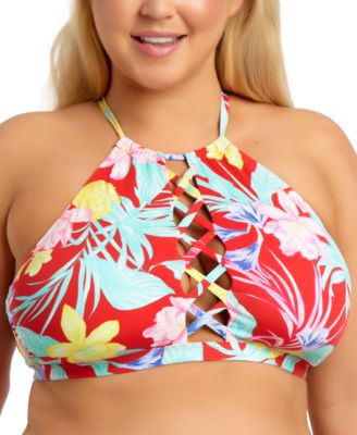 plus size halter bikini top