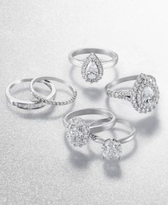 Certified Diamond Bridal Set (4 ct. t.w.) in 18k White, Yellow or Rose Gold