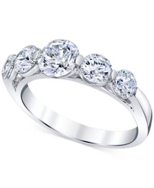 image of Diamond Graduated Band (2 ct. t.w.) in 14k White Gold