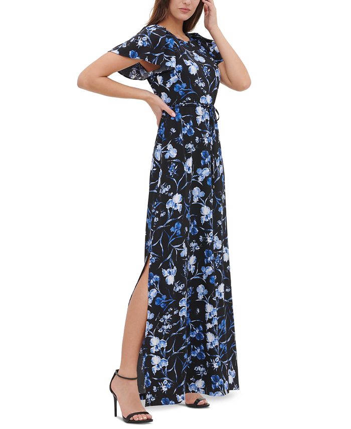 Tommy Hilfiger Floral-Print Maxi Dress - Macy's