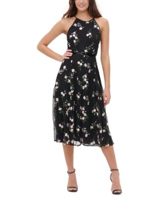 macy's tommy hilfiger black dress