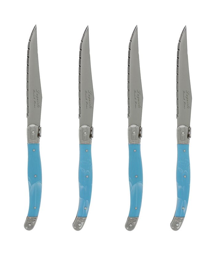 French Home 4 Turquoise Steak Knives Macy's