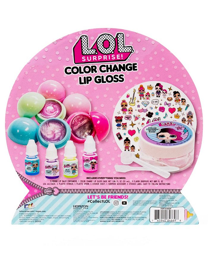 LOL Surprise! LOL Surprise Color Change Lip Gloss - Macy's
