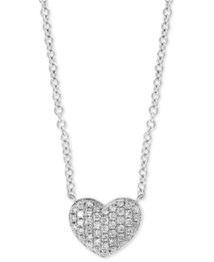 image of Effy Diamond Pave Heart 18