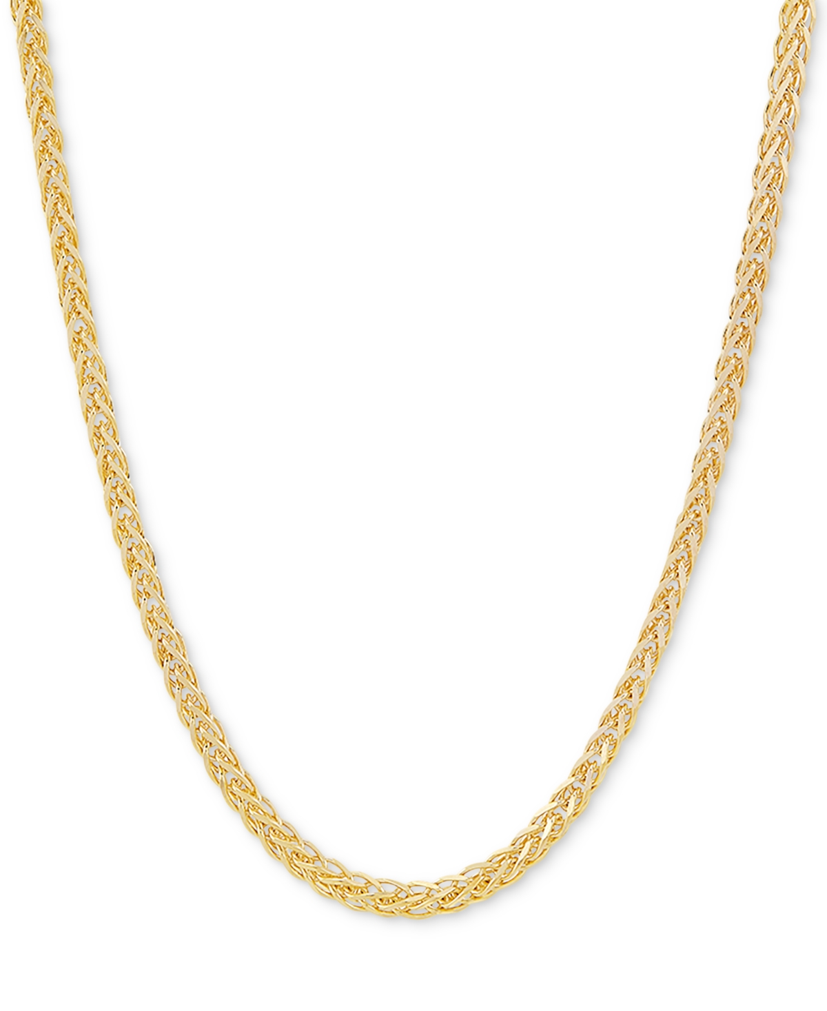 Shop Giani Bernini Wheat Link 24" Chain Necklace (2-1/2mm) In 18k Gold-plated Sterling Silver Or Sterling Silver In Gold Over Silver