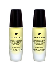 Sundari Lotus Oil Hand And Cuticle Treatment - 2 Pack