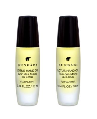 Sundari Sundari Lotus Oil Hand And Cuticle Treatment 2 Pack Reviews Skin Care Beauty Macy S