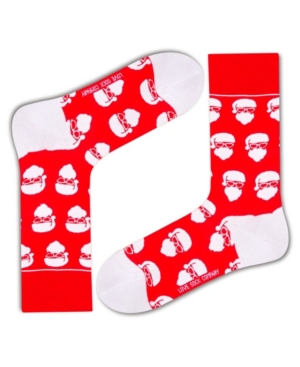 image of Love Sock Company Women-s Christmas Organic Cotton Socks with Santa Design