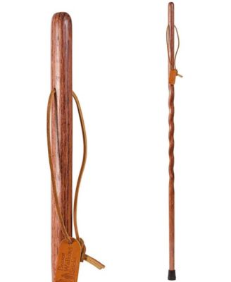 55/" Twisted Sassafras Handcrafted Wood Walking Stick Hiking Trekking Pole
