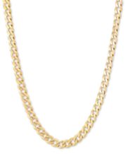 Macy's gold chain mens sale