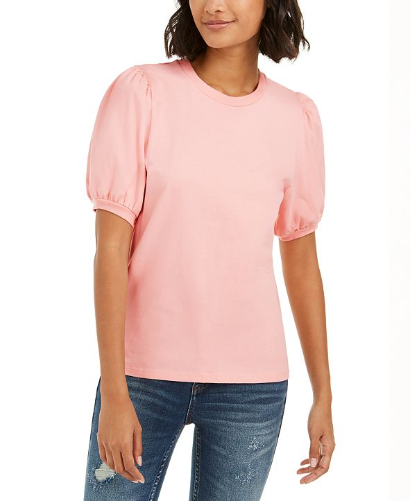 macys puff sleeve tops