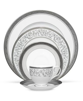 Noritake Dinnerware Summit Platinum Collection In Class Slvr