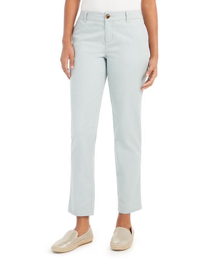 Style & Co Petite Straight-Leg Chino Pants, Created for Macy's - Macy's
