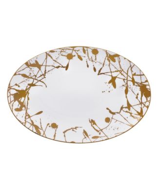 Raptures Gold Oval Platter