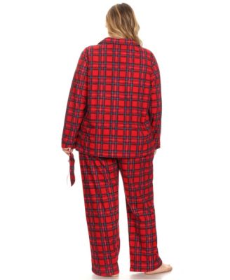 Plus Size 3-Piece Pajama Set