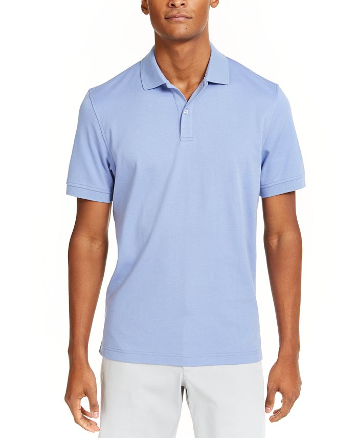 Club Room Men's Soft Touch Interlock Polo, Created for Macy's & Reviews ...