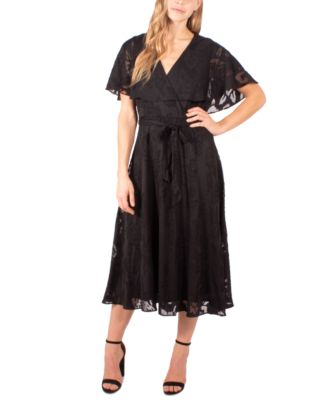 macys petite black dresses
