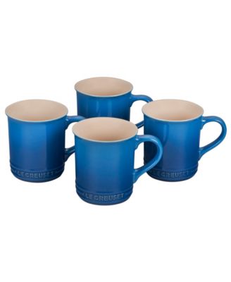 14 oz. Stoneware Set of Four Coffee Mugs