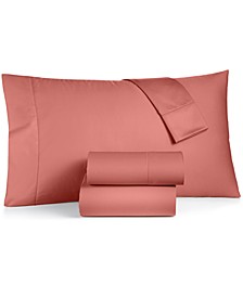 CLOSEOUT! Solid 100% Supima Cotton 550 Thread Count 4 Pc. Sheet Set, Full, Created for Macy's