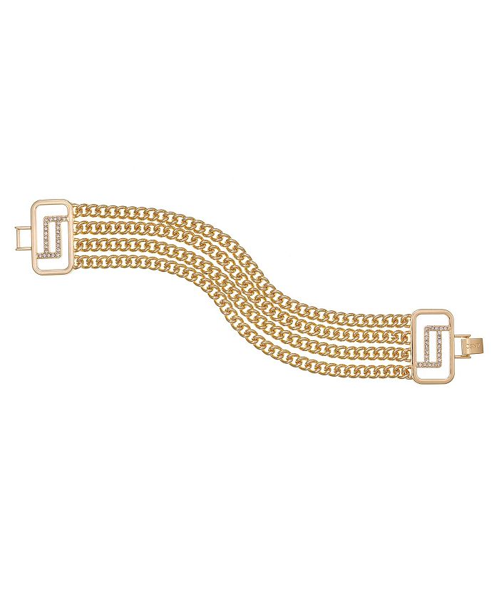 Christian Siriano New York - Gold Tone Chain Clasp Bracelet
