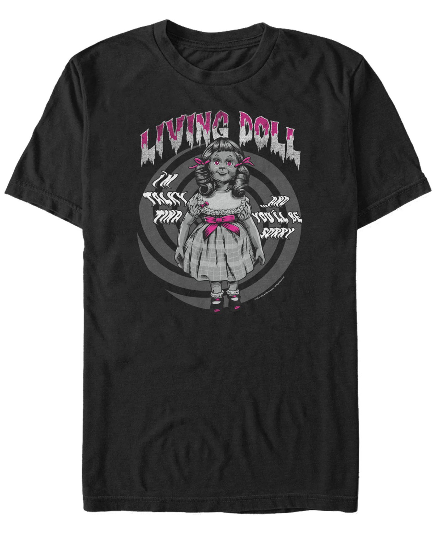 Мужская рубашка Fifth Sun Living Doll Talky Tina Short Sleeve T, цвет: Чёрный — фото 1
