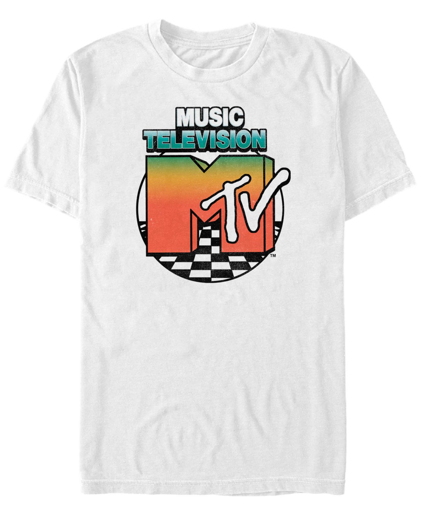 Мужская рубашка Fifth Sun Logo Circle Color Fade Short Sleeve T, цвет: Белый — фото 1