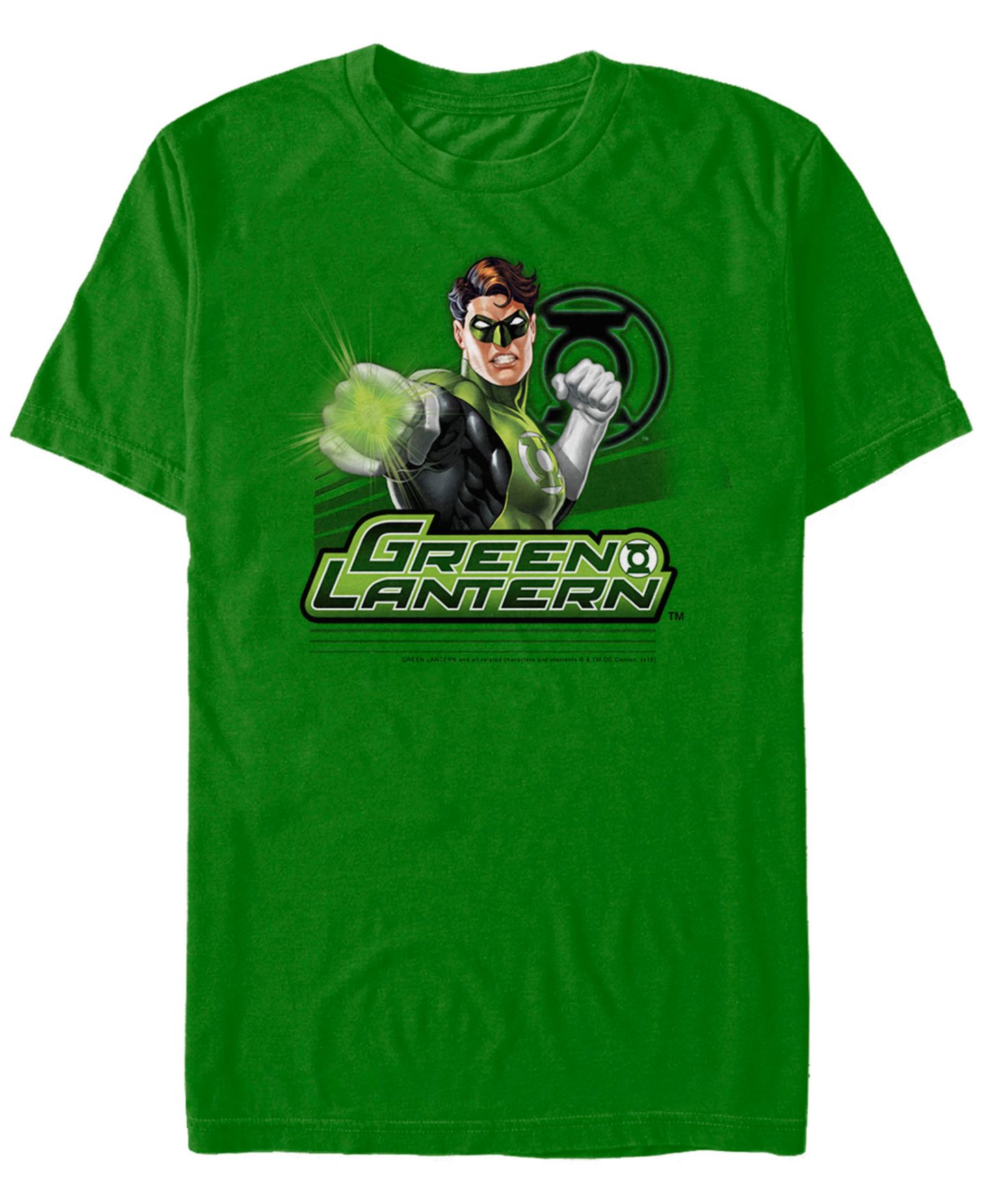 Мужская футболка Fifth Sun Dc Green Lantern Punching Pose Short Sleeve — фото 1