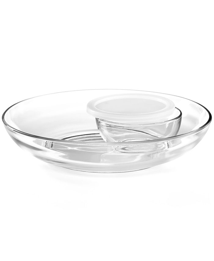 The Cellar CLOSEOUT! Glassware, 3Piece Chip and Dip Set Macy's