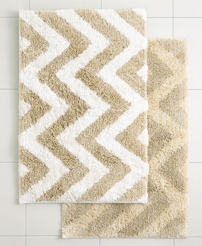 Kassatex Bath Rugs, Chevron Collection Macy's