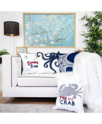 Homey Cozy Summer Square Decorative Throw Pillow