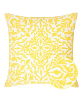 Victoria Cotton Decorative Pillow, 20" x 20"