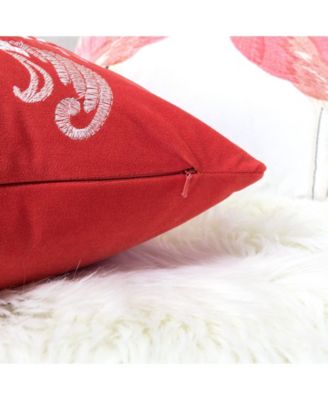 Floral Elegant Decorative Pillow, 20" x 20"