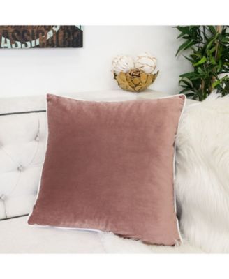 Homey Cozy Skylar Velvet Decorative Pillow, 20" x 20"