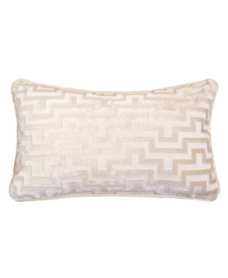Jasmine Modern Maze Decorative Pillow, 12" x 20"