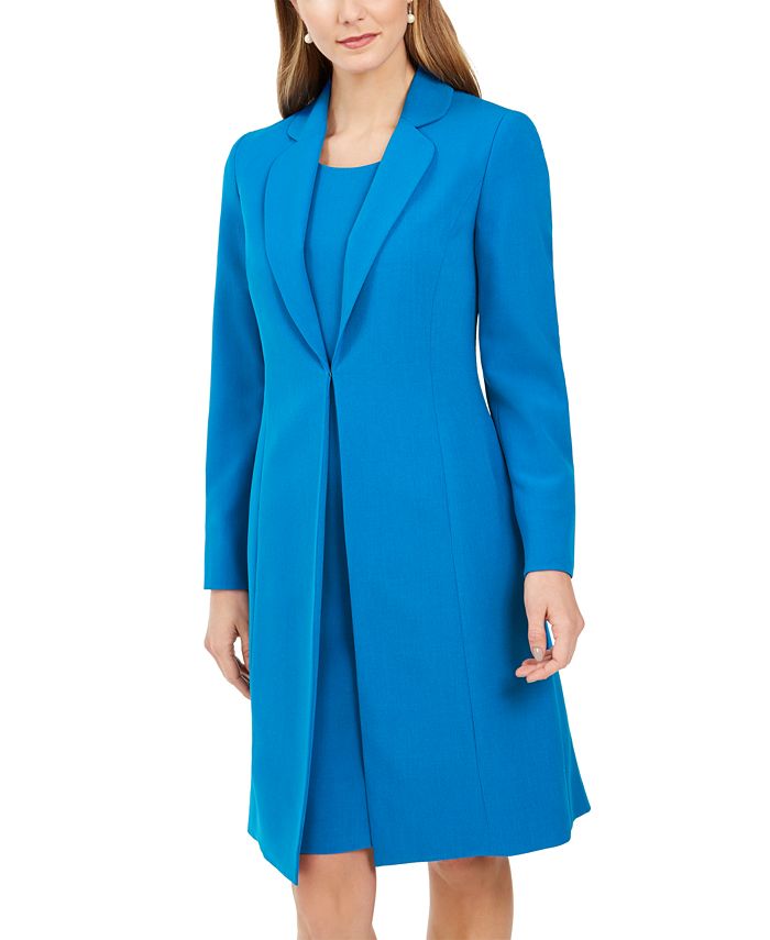 Le Suit Longline Jacket & Dress Suit Macy's