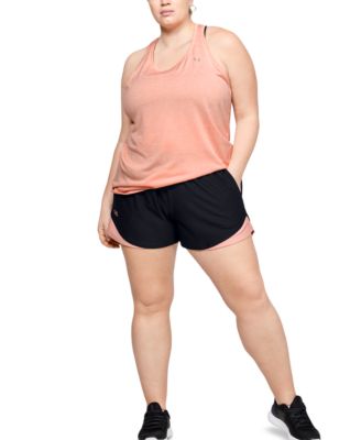 plus size under armour play up 3.0 shorts