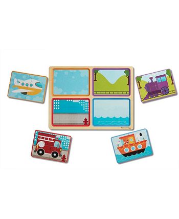 Melissa and Doug Wooden Puzzle - Ready, Set, Go - Macy's