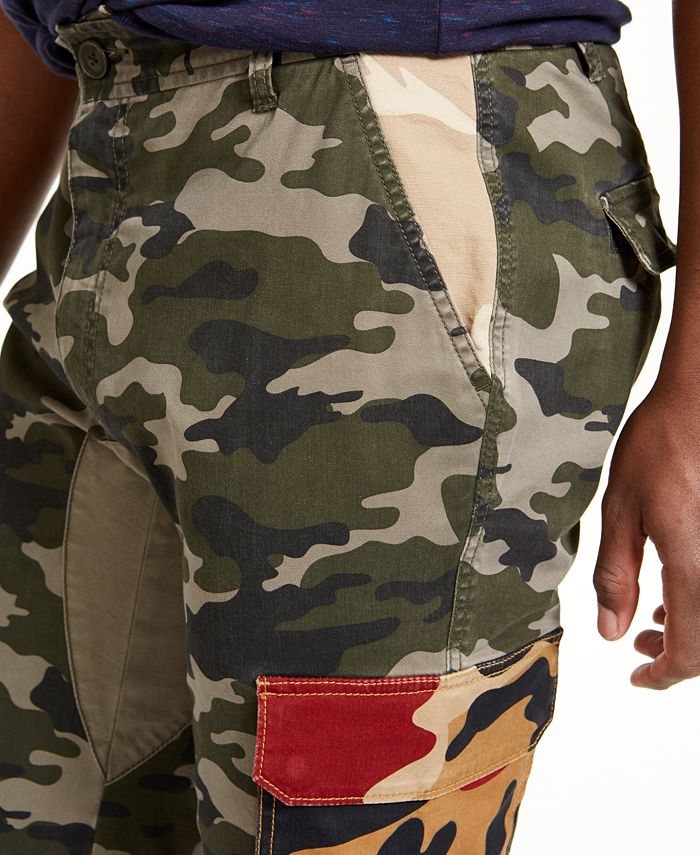Sun + Stone Men's Surplus Camo Cargo Pants, Created for Macy's ...