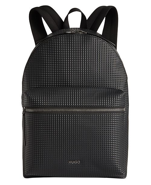 Hugo Boss BOSS Men's Rocket Textured Faux-Leather Backpack ...