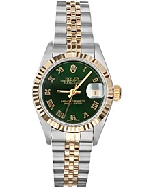 Women's Swiss Automatic Datejust Jubilee 18k Gold & Stainless Steel Bracelet Watch 26mm