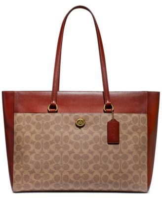 coach signature tote bag price